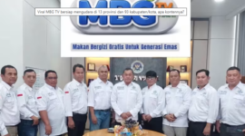 Audiensi jajaran Dewan Pimpinan Nasional Forum Jupnas Gizi Indonesia dengan Wakil Kepala Badan Gizi Nasional, Letjen TNI (HOR) Lodewyk Pusung pada 19 Februari 2026 memperkenalkan MBG TV. (Jupnas Gizi News Portal)