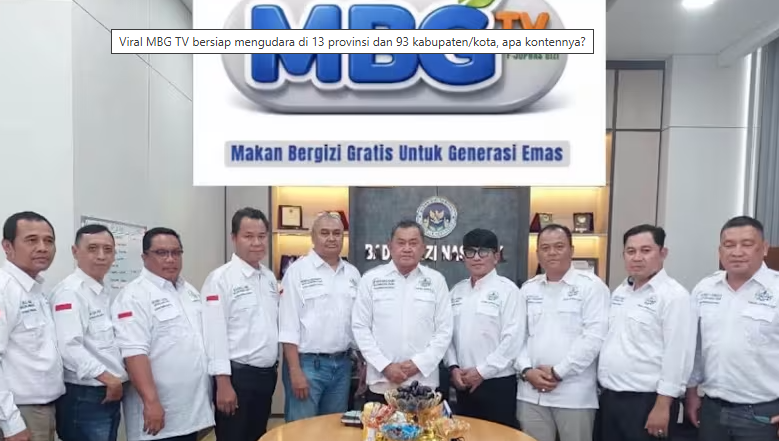 Audiensi jajaran Dewan Pimpinan Nasional Forum Jupnas Gizi Indonesia dengan Wakil Kepala Badan Gizi Nasional, Letjen TNI (HOR) Lodewyk Pusung pada 19 Februari 2026 memperkenalkan MBG TV. (Jupnas Gizi News Portal)