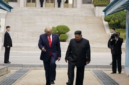  Presiden Amerika Serikat Donald Trump bertemu dengan pemimpin Korea Utara Kim Jong Un.(ist)