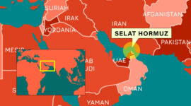 Illustrasi Selatan hormuz.